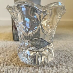 Fostoria crystal candle holder